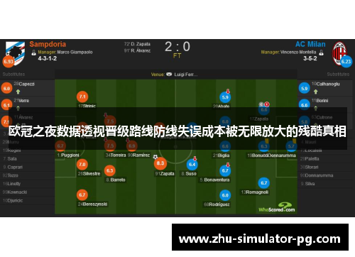 欧冠之夜数据透视晋级路线防线失误成本被无限放大的残酷真相 欧冠之夜数据透视晋级路线防线失误成本被无限放大的残酷真相